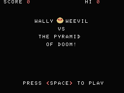 wally weevil vs the pyramid of doom-